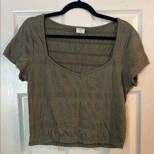 Women's Olive Green Top